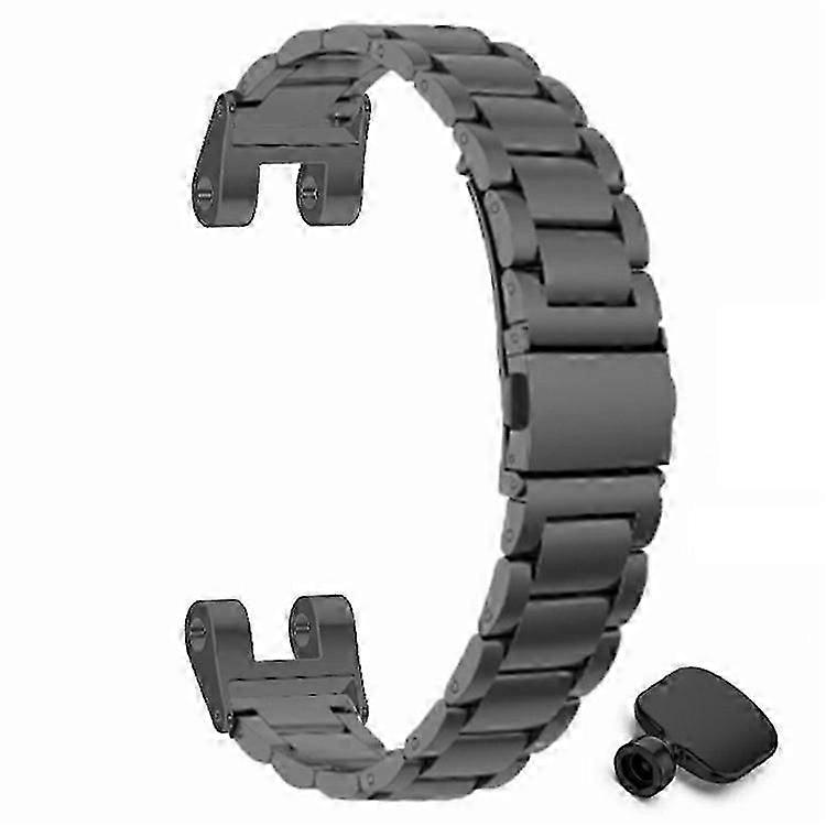 Compatible For Garmin Lily Watch Band Three Bead Solid Stainless Steel Replacement Strap