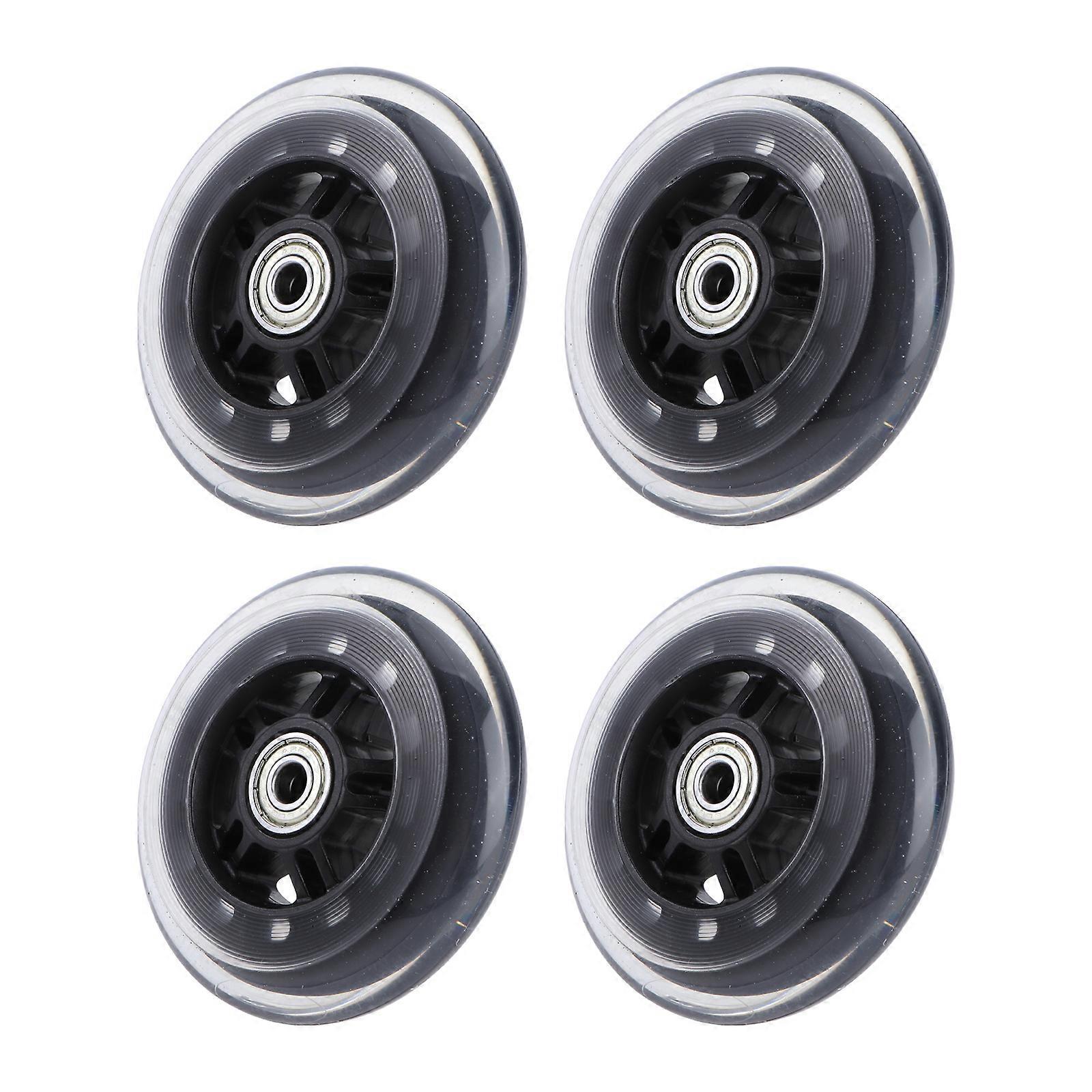 Smooth Rolling PU Wheels 100Mm Suitable For Skate Park And Rough Road Conditions 4Pcs