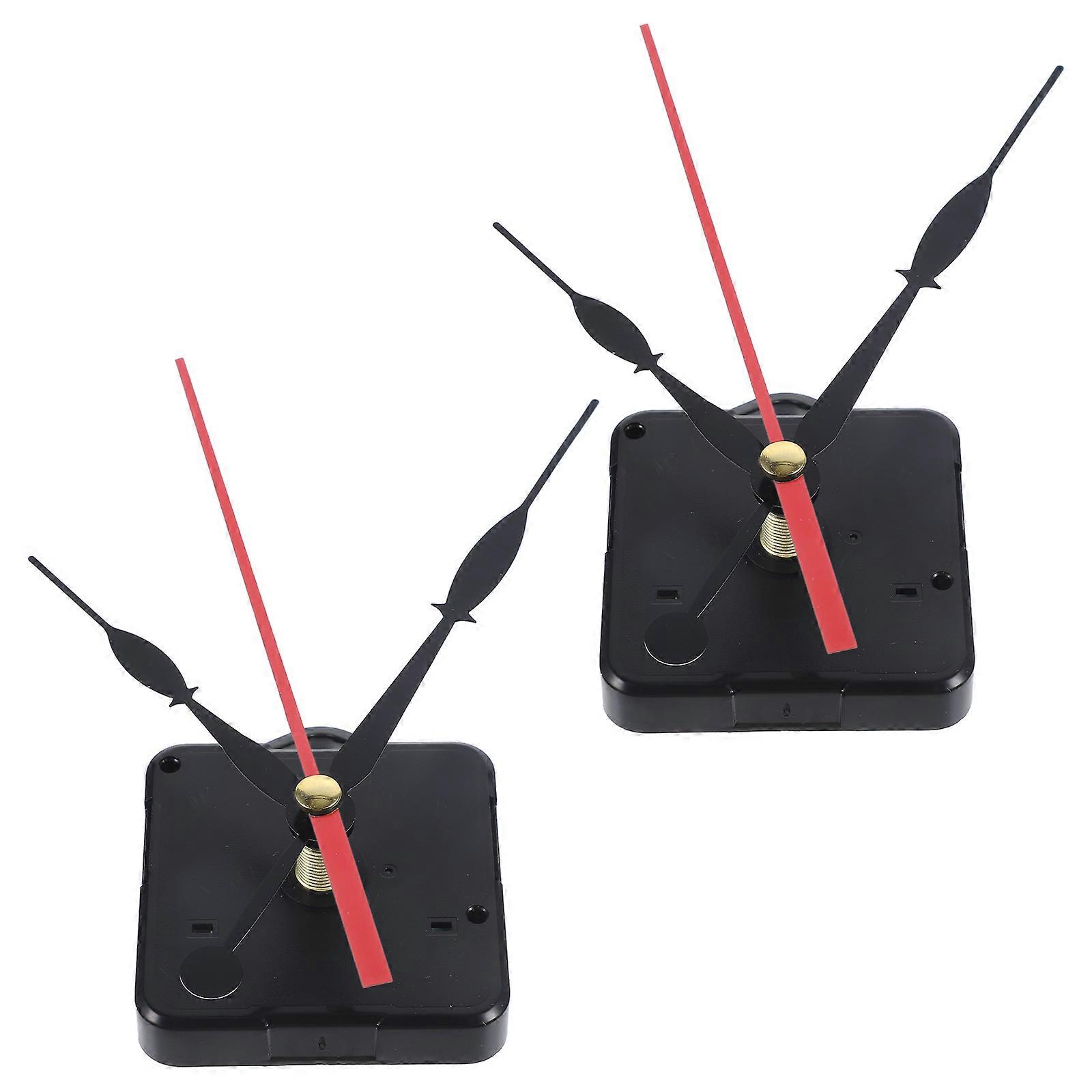 Clock Hardware 2 Sets For DIY Enthusiasts Bedroom 7.00X5.50X1.00cm Durable Silent Movement Replacement