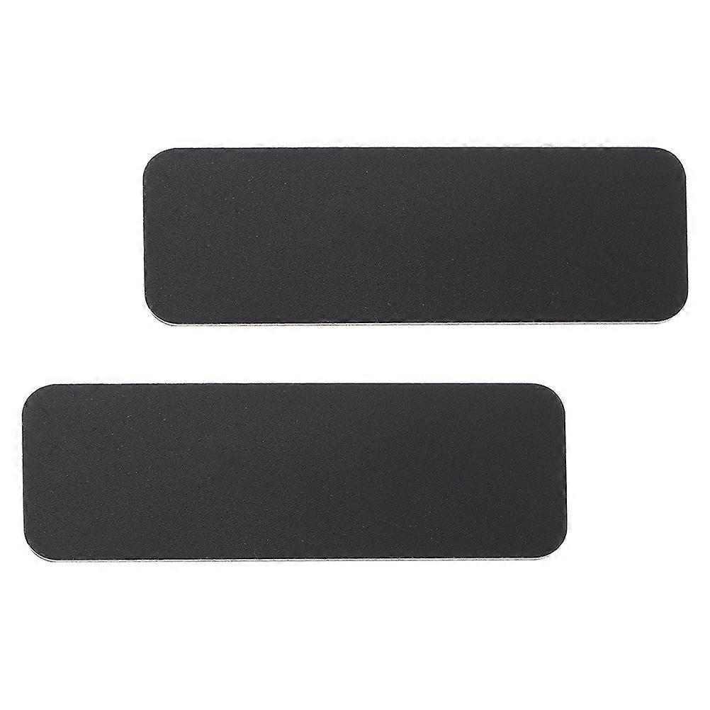 DIY navneskilt sort pvc materiale kontormedarbejdere 7,8X2,7X1CM 2 sæt