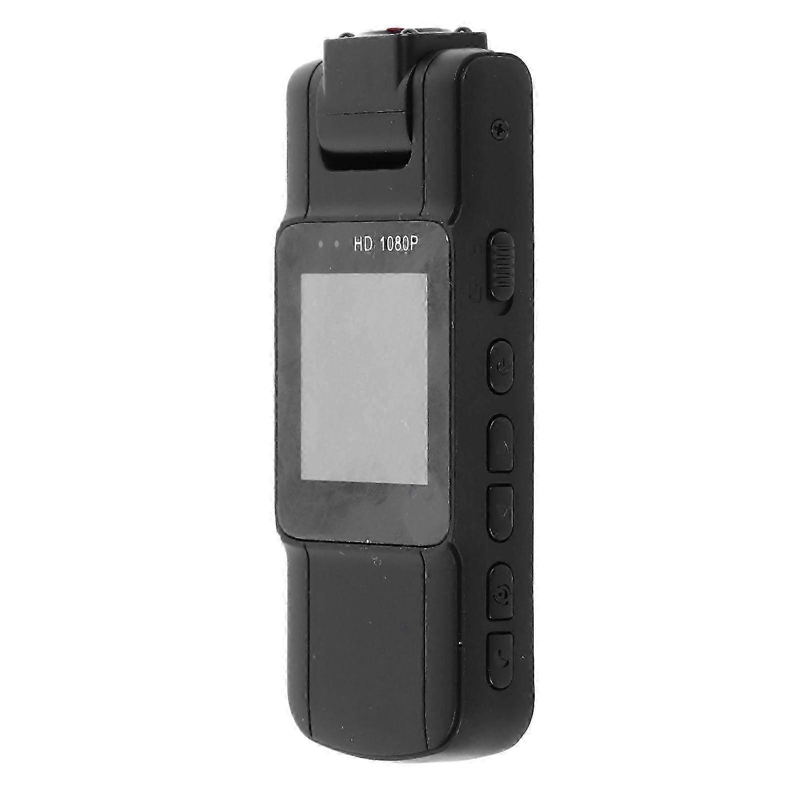 Portable Body Worn Camera with 4 Infrared Lights - Wearable Pocket Video Recorder for Versatile Surveillance & Safety
