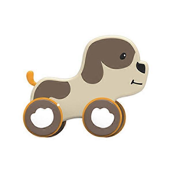 Baby trailing toy pull rope Clear printing with wheels Pushing car tow truck Hand-pulling traction Cartoon toys for home play null none