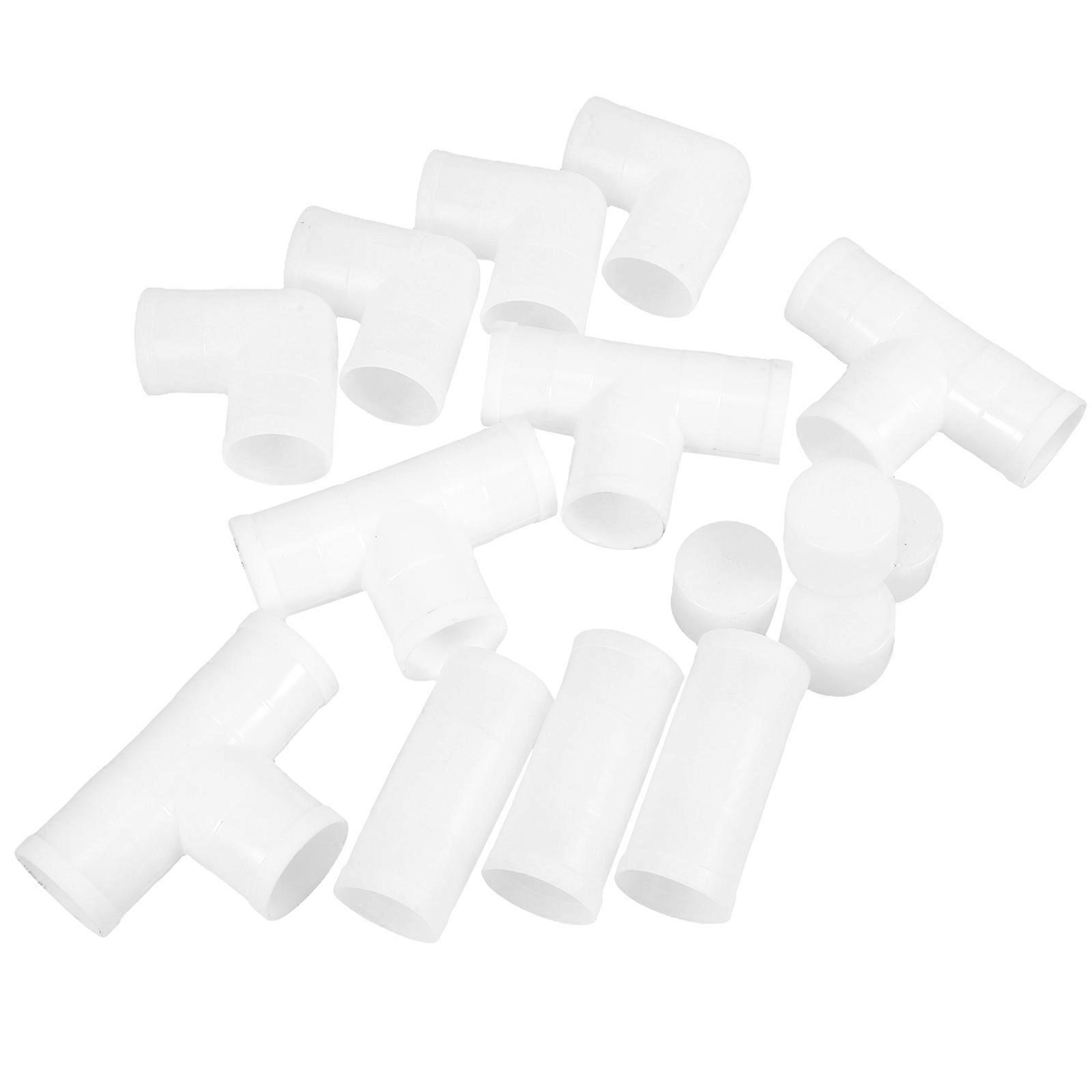 Quick Connector Hose Fitting 40Pcs For Poultry Watering Systems Leakproof Water Supply Transparent Plastic Attachments