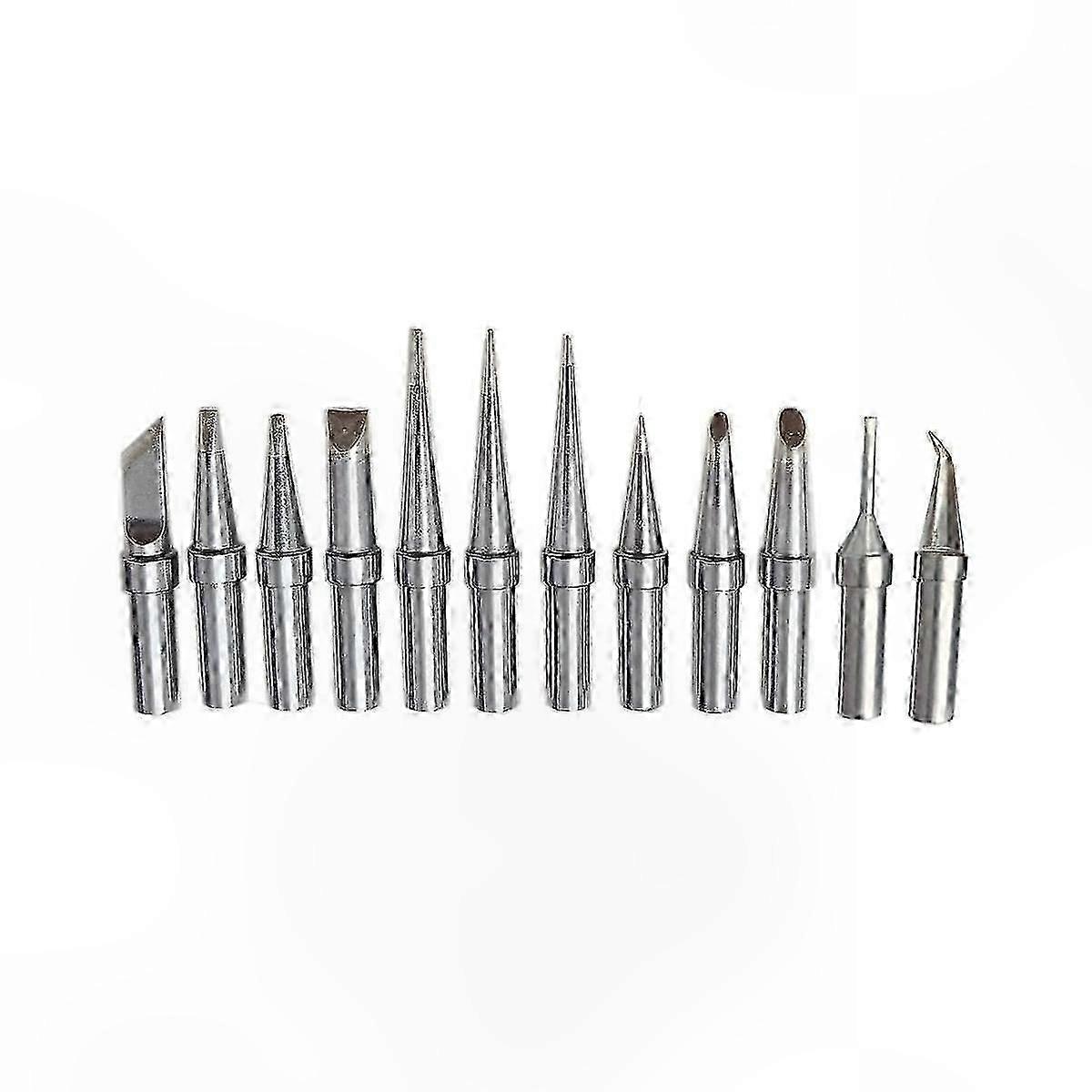 12Pcs Soldering Iron Tips for Weller WE1010NA WES51 WESD51 PES51 WEP70 Replacement ET Tips Set