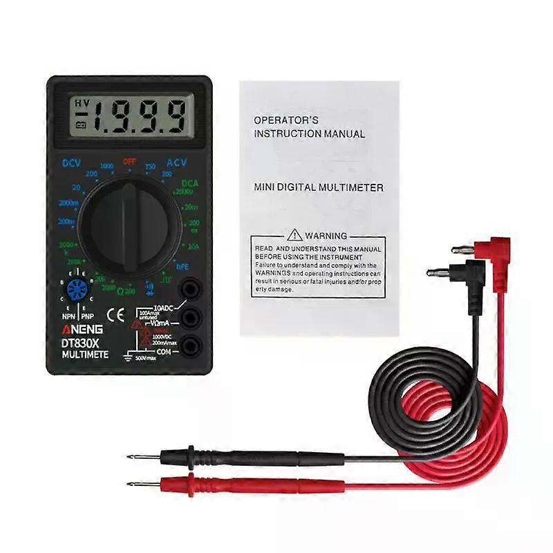 Digital Multimeter Voltmeter Ammeter Ohmmeter DC10V - 1000V 10A AC 750V Current Meter Test LCD Display