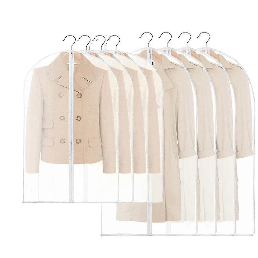 Dust Proof Clothing Protector Cover Bags With Zipper For General Users Home Storage And Travel 100 X 60 X 0.5 Cm Mildew Resistant 1Pack