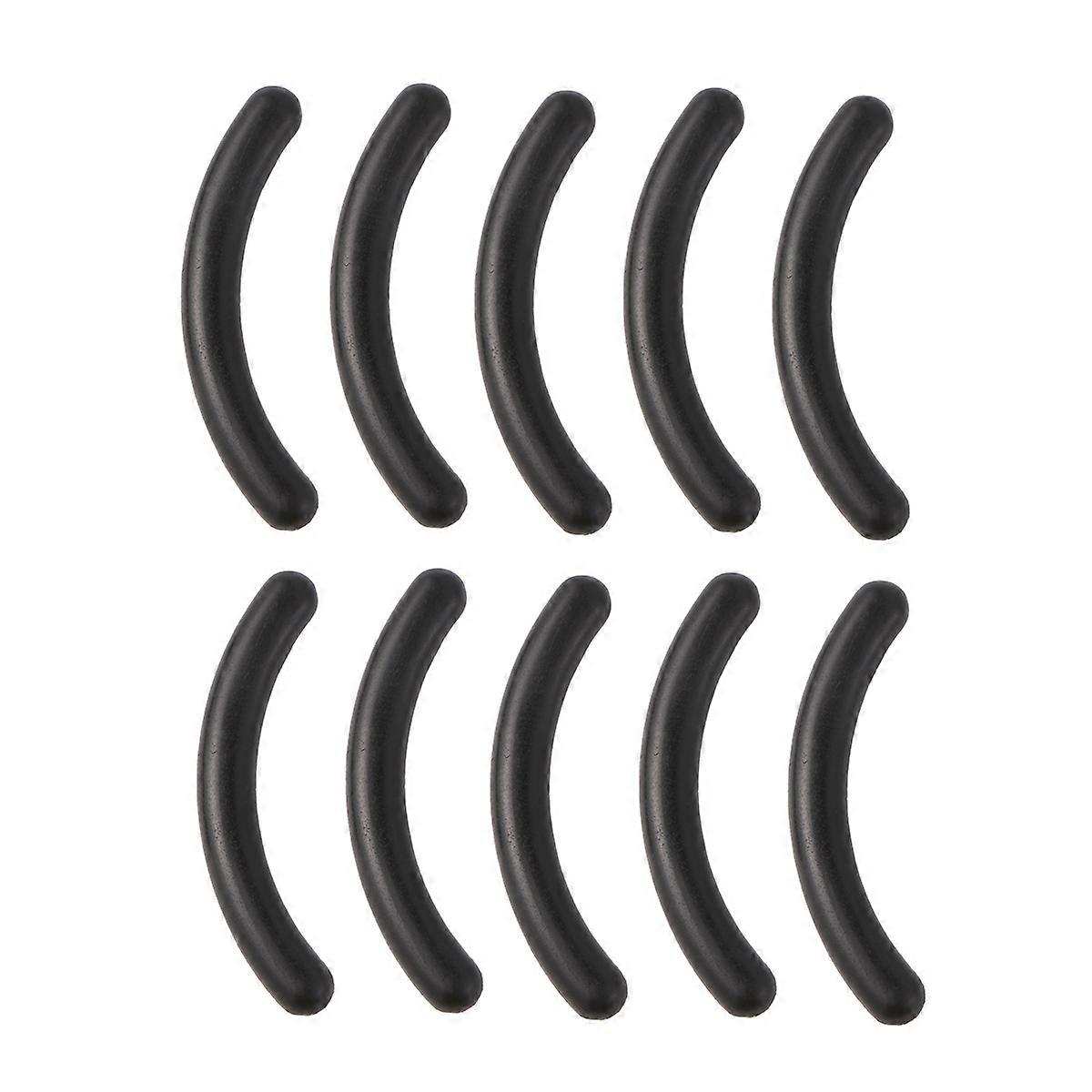 Eyelash Display Silicone Bars 10Pack For Salon Use Black Reusable Tools