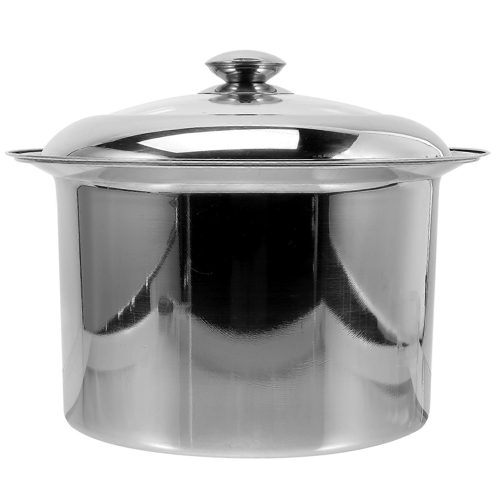 Stainless Steel Covered Night Urinal Practical for Home Use with Durable Build Silver