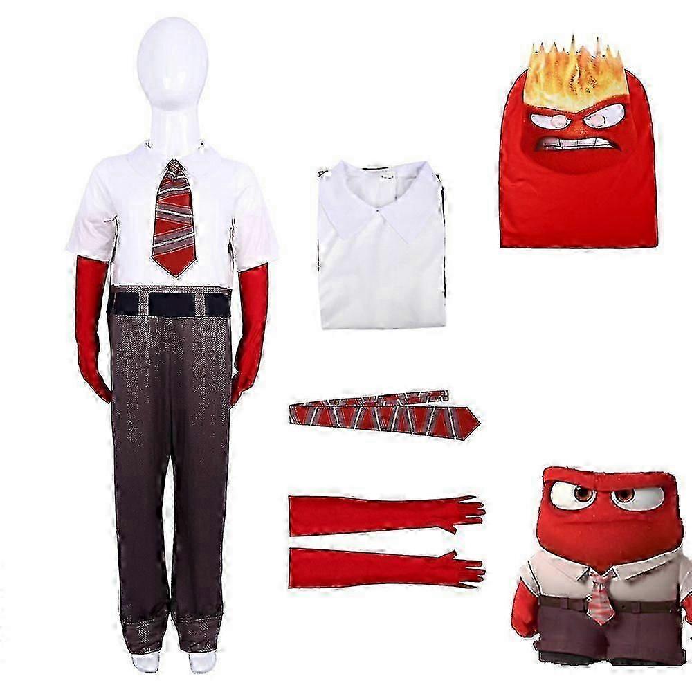 Inside Out 2 Cosplay Costume Party Fancy Dress Set Jumpsuit Bodysuit