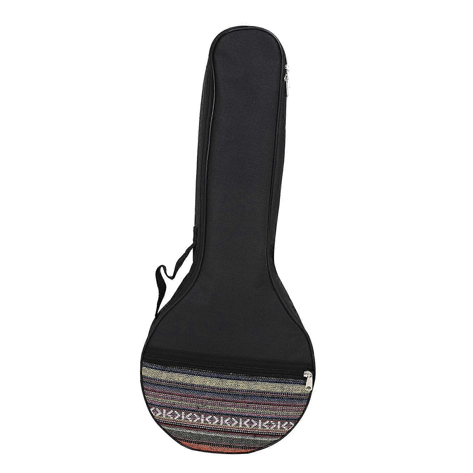 Banjo Case, Scratch-Resistant, Durable, Black, 63.5cm x 26cm, Suitable for Musical Instruments, Protective Design