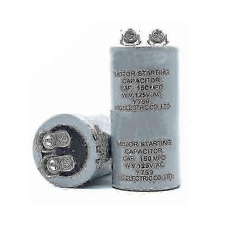 \u200bCylinder 150mfd 125VAC πυκνωτής εκκίνησης κινητήρα - πυκνωτής λειτουργίας για συσκευές, βαθμολογία 250VAC & θερμοκρασία 105C \u200b