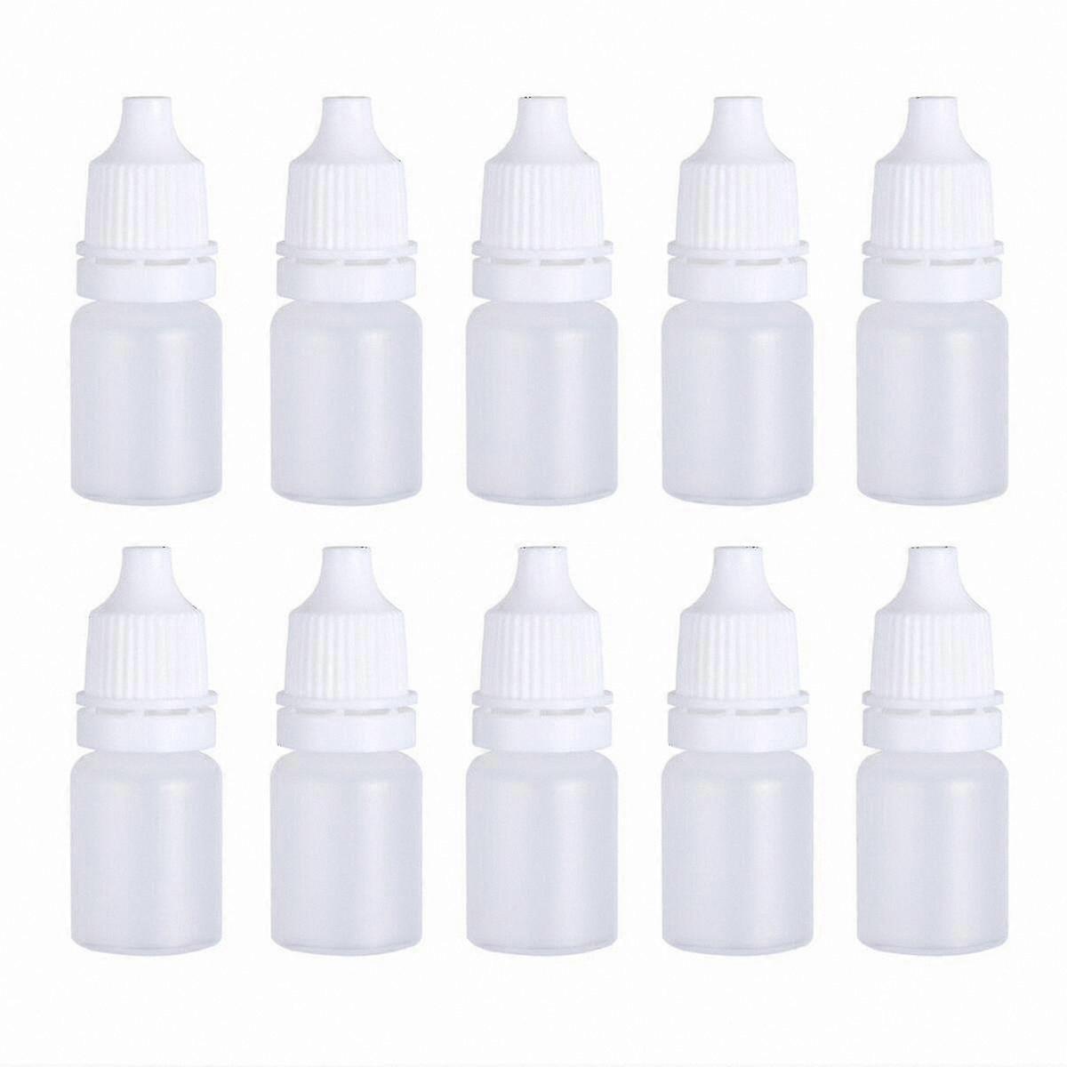 5ml Plastic Dropper Bottles, Empty Squeezable Containers for Liquids, 10-100 Pack