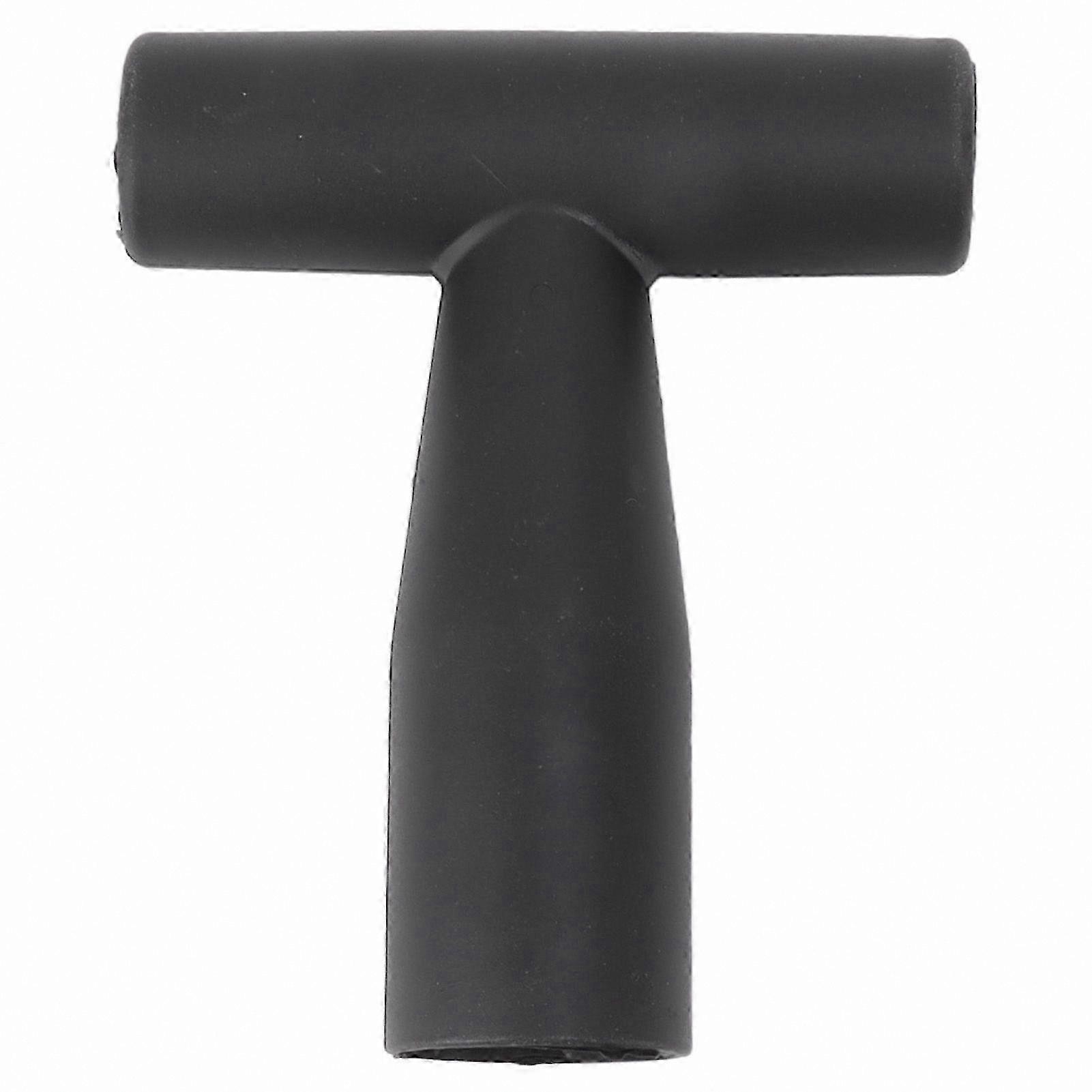 Durable Non-Slip T-Grip Shovel Handle, Lightweight Plastic, 3.4cm Inner Diameter for Snow Use