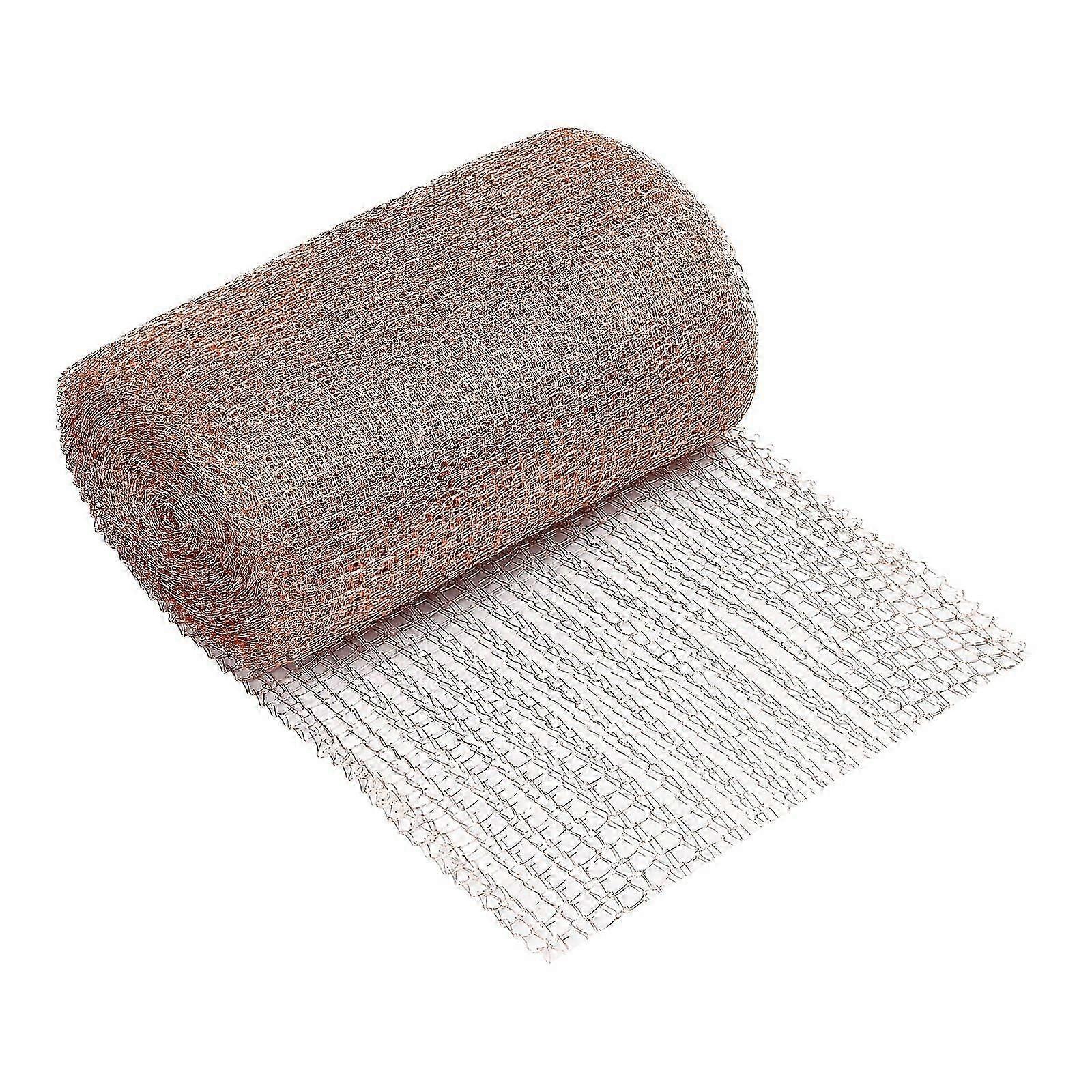 6 M Copper Net Against Snails, Flexible Pure Copper Mesh Stopper, Copper Mesh Knitted Copper Filter Net