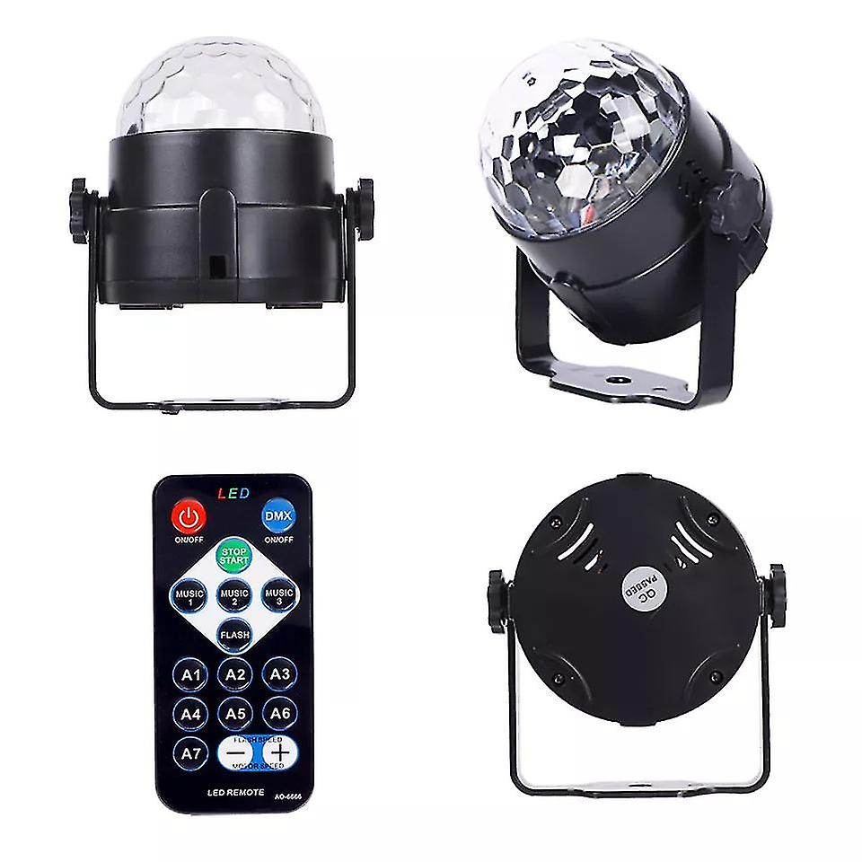 Yh Sound Activated Rotating Disco Ball Dj Party Lights 3w Led Stage Pour la fête de mariage de Noël
