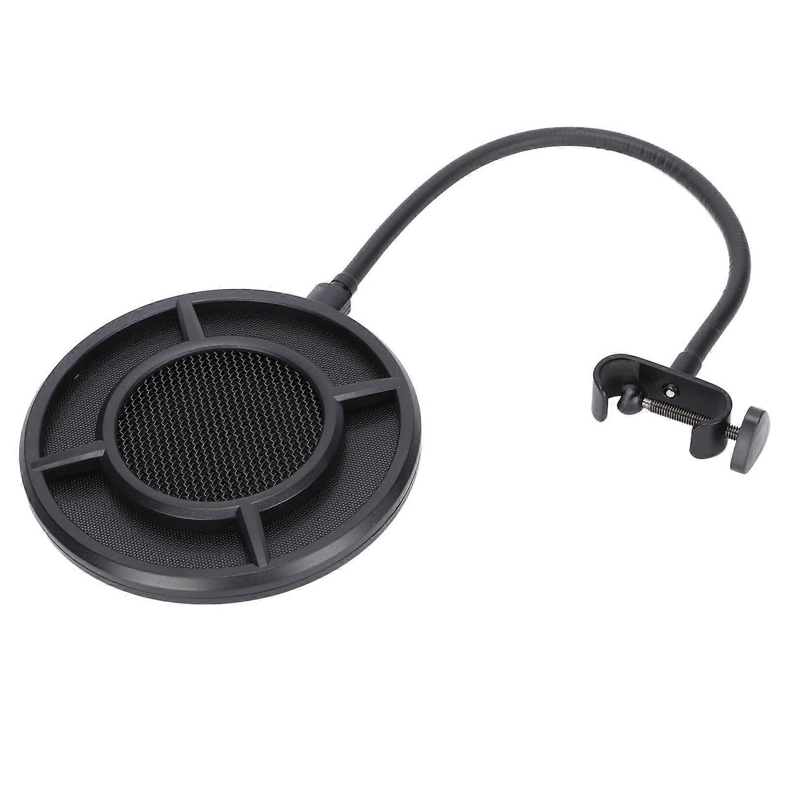 Microphone Filter Double Layer Metal Mesh 155mm 360° Rotation