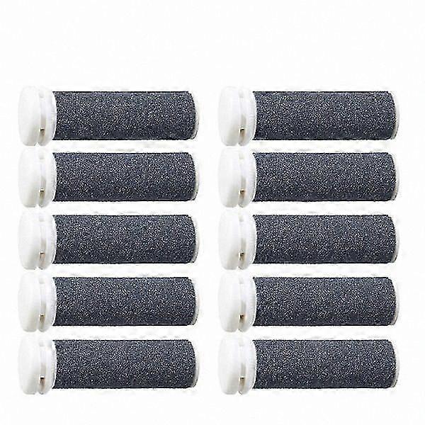 10-Pack Replacement Roller Heads for Micro Pedi Nano Foot Care Device