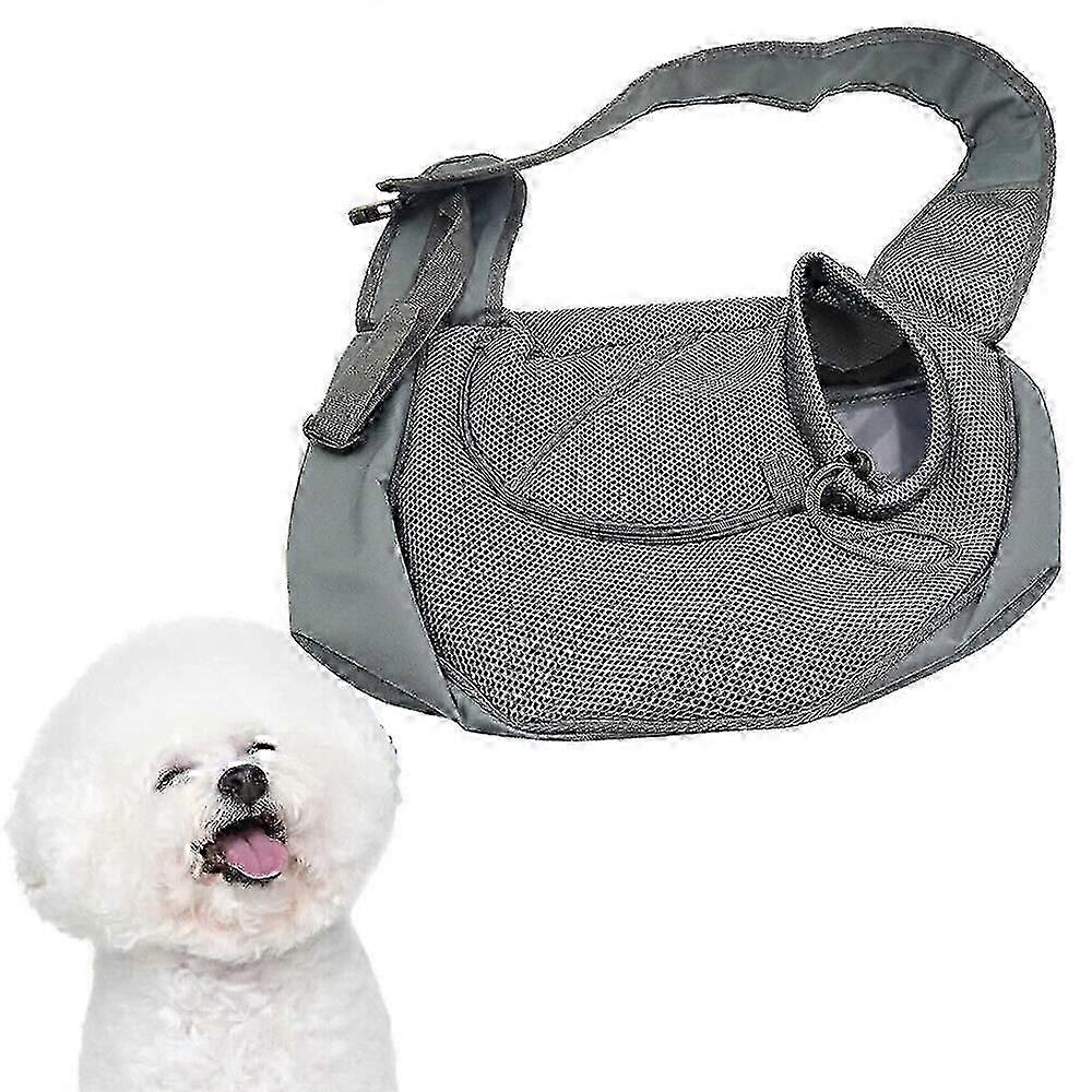 Compact Travel Pet Tote - Foldable Dog Carrier Backpack with Secure Fastenings