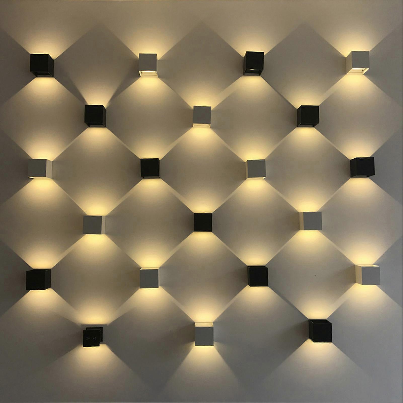 Adjustable LED Wall Lamp 12W IP65 Waterproof Light Cube 4.3in