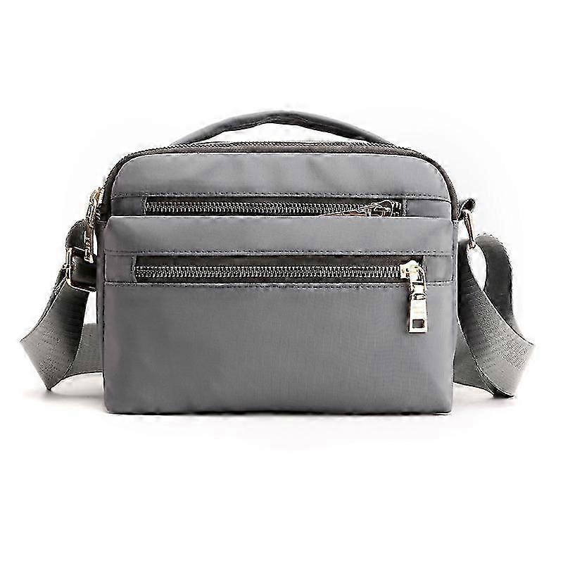 Small Lightweight Travel Shoulder Bag Gray