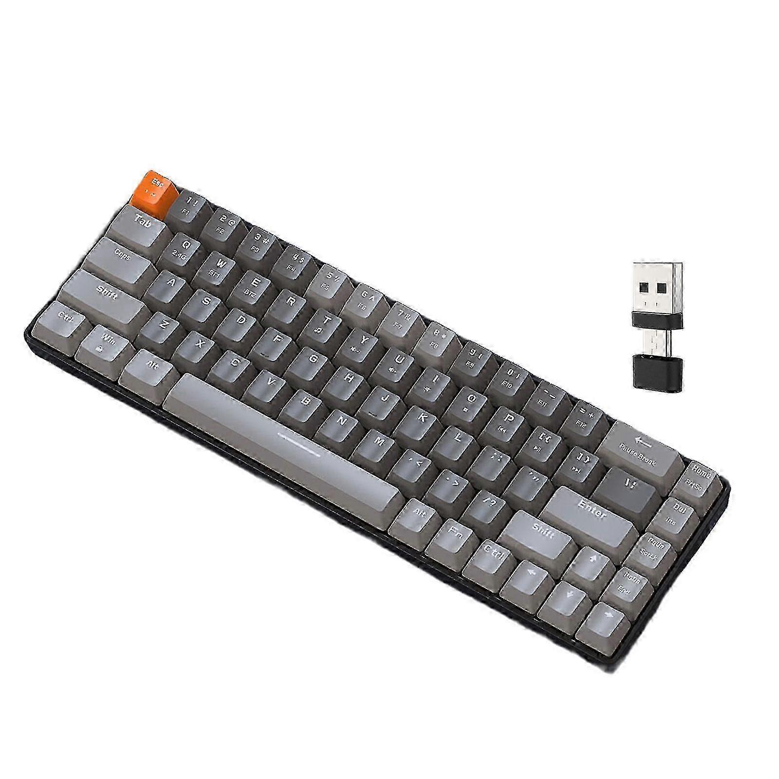 Mechanical Keyboard 2 Connection Methods Pbt Key Caps Keypad For Laptop Style E