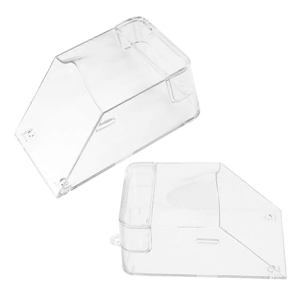 Waterproof Doorbell Cover for Outdoor Use 2Pcs Transparent Plastic Protector