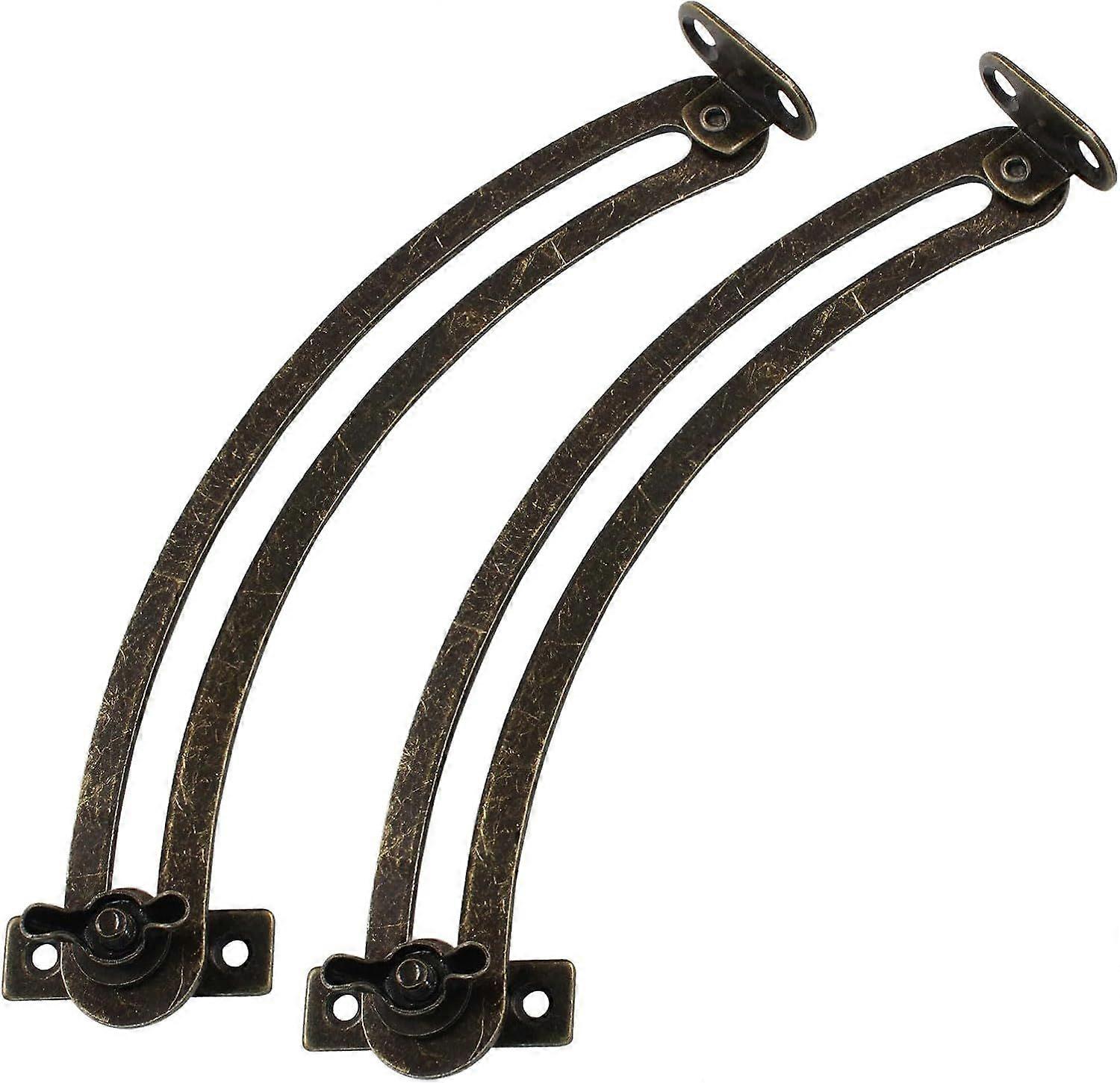 Bronze 7 Inch Spring Lid Support Hinge with Screws Left and Right Hand