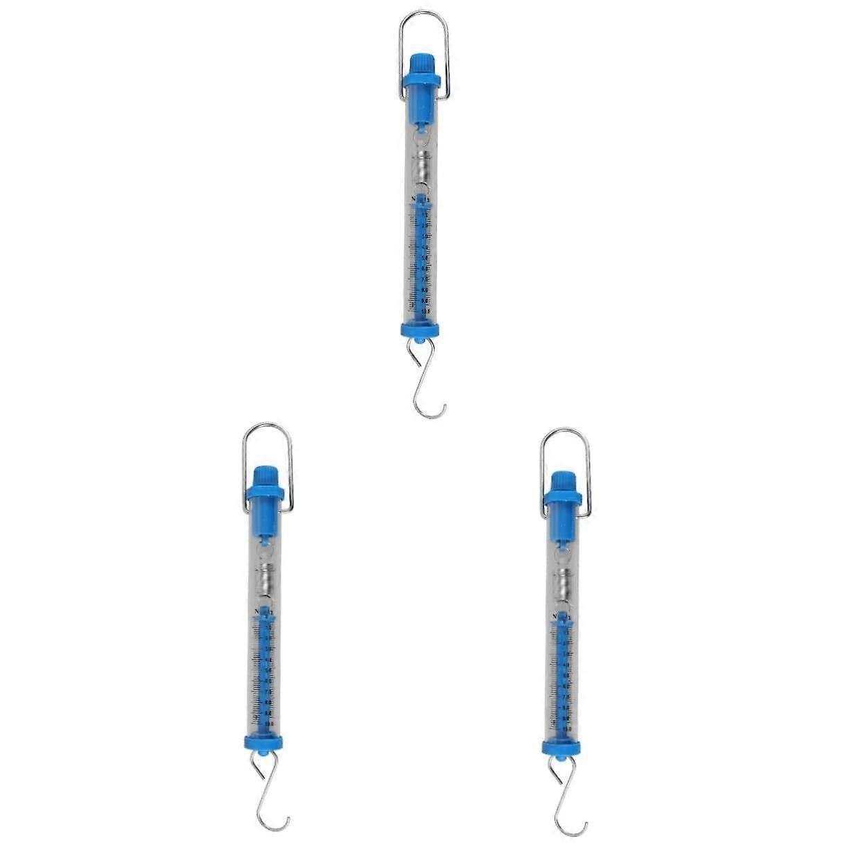 3pcs Dynamometer Tubular Spring Scale Scientific Spring Scales Spring Balance