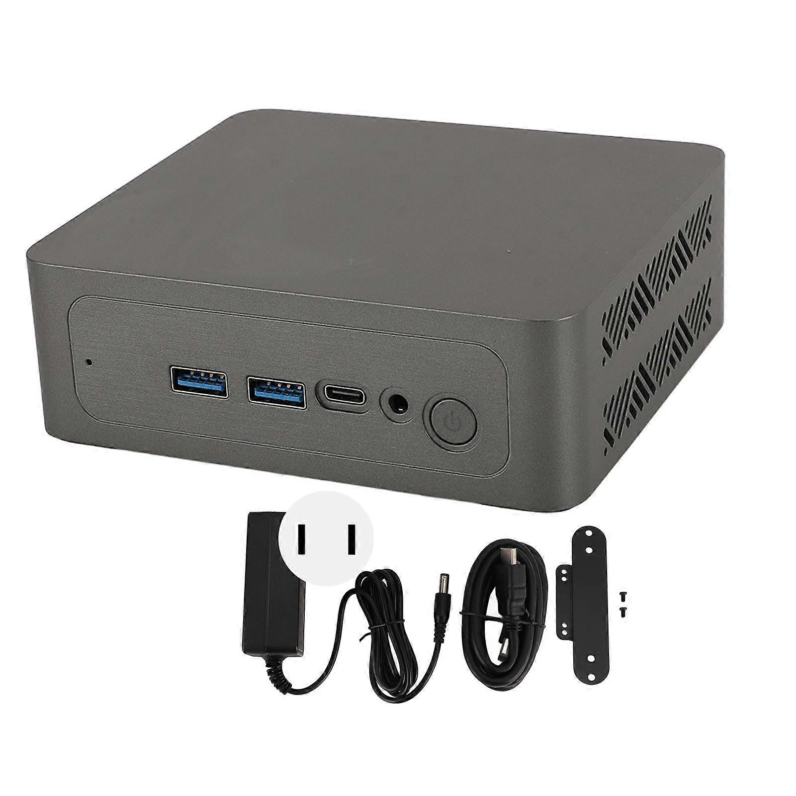 Small Desktop Computer WiFi 6E 8GB DDR4 256GB Dual Screen Energy Saving PC US Plug