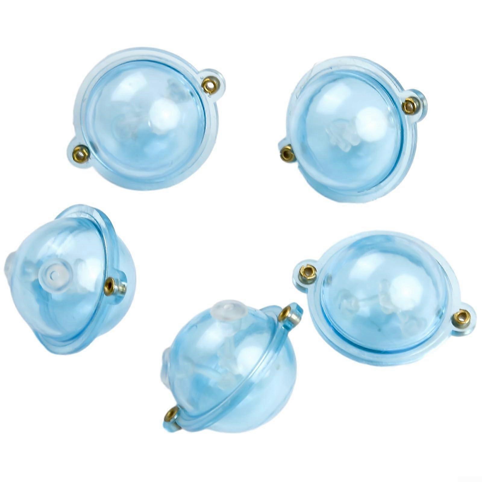 Bubble Floats Set of 5, Round Foam Core Fishing Floats for All Water Conditions