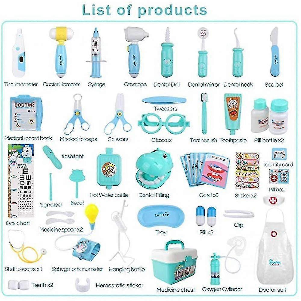 Doctor Kit Toy Stethoscope Medical Kit