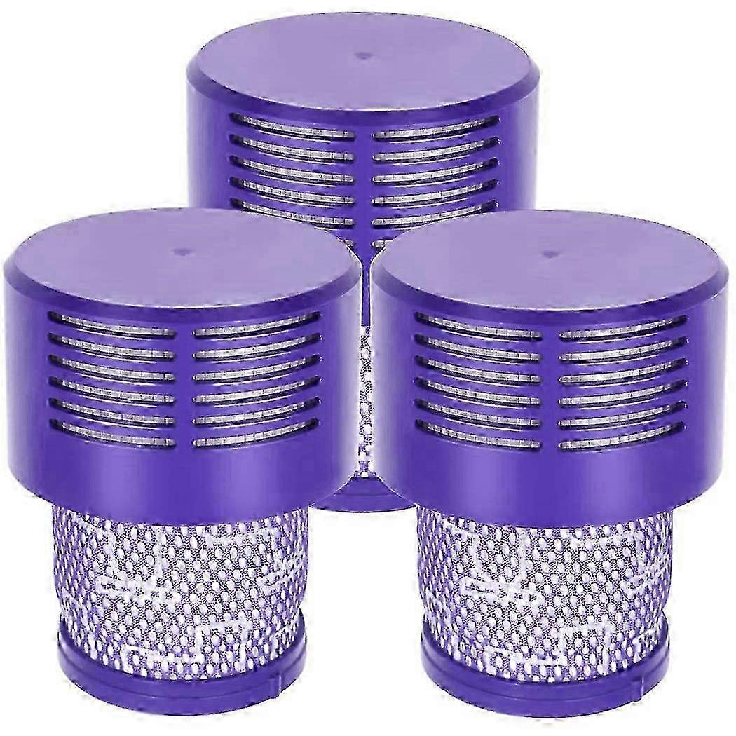 Air filters, 3 packs, suitable for V10 series and SV12, high-efficiency dust removal and washable