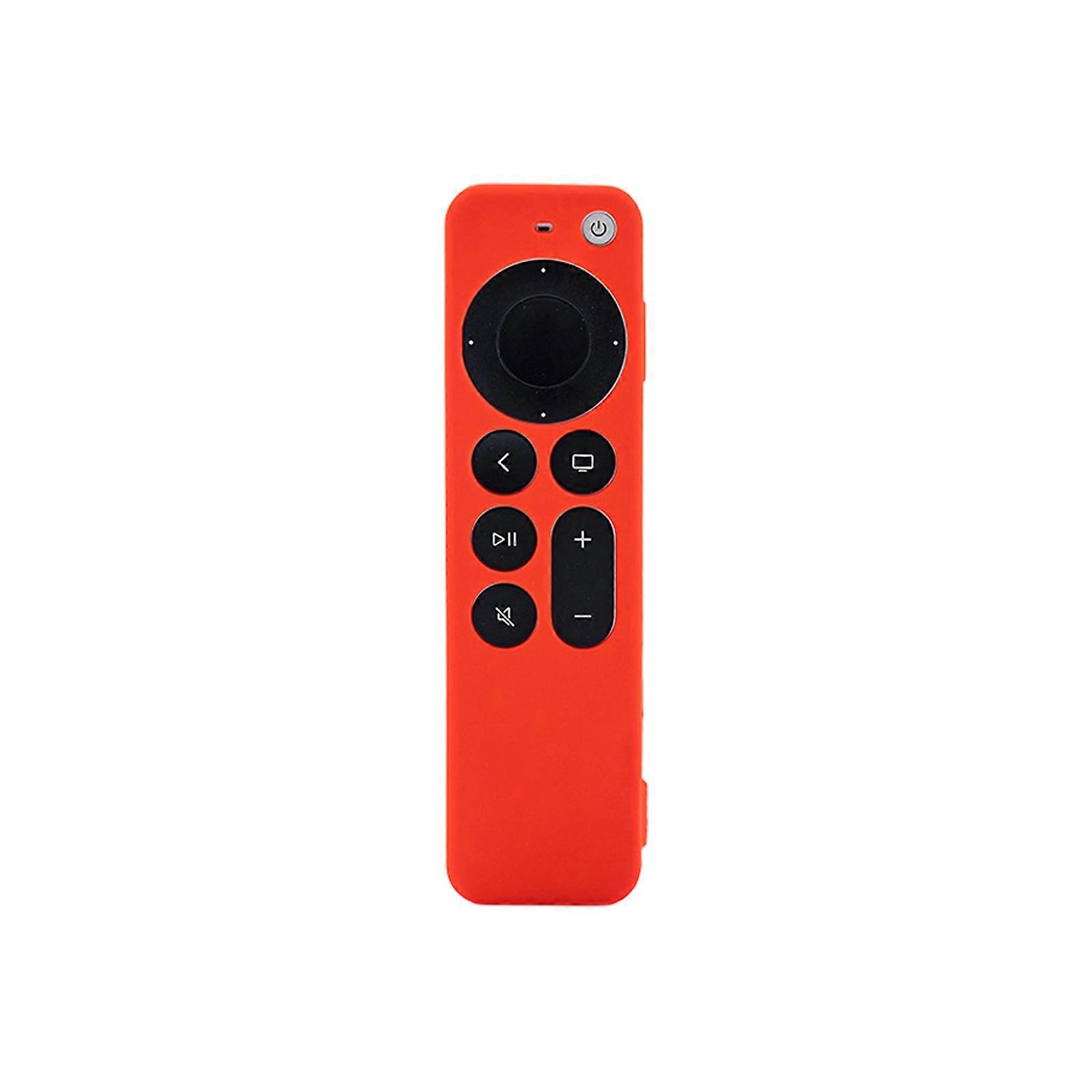 Soft Silicone Remote Cover For TV6 Remote Shockproof Case Precise Cutouts AntiScratch Surfaces Washable Materials red