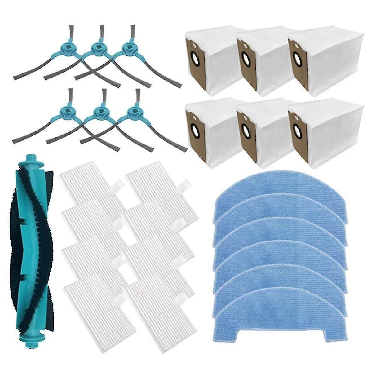 For S5 Plus / 2299 Ultra Home X-Treme Accessories Main Side Brush Mop Dust Bag Filters