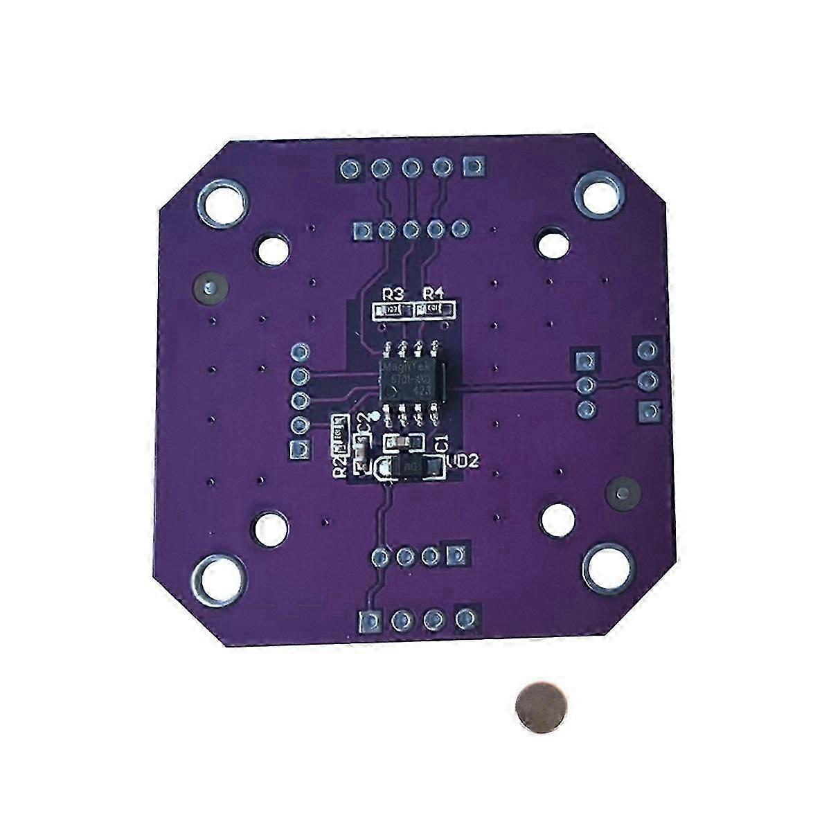 MT6701 -MT6701CT Magnetic Induction Angle Measurement Sensor Module 14bit High Precision Can Perfecz