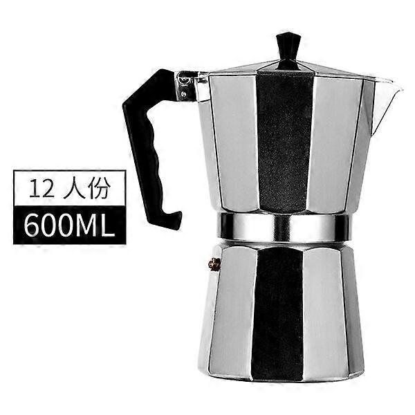 Italiensk kaffemaskine, 50/300/450ml, rustfrit stål