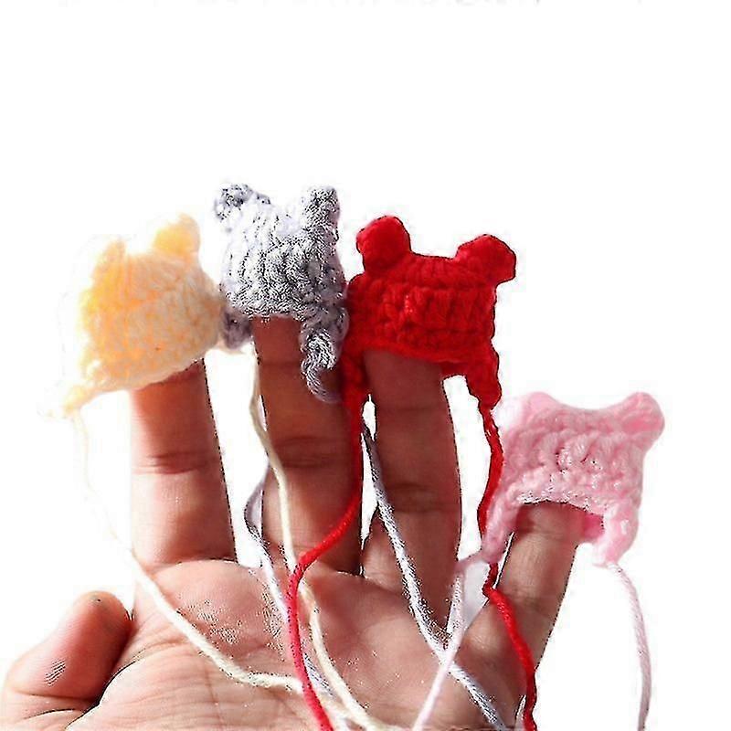Miniature Furniture Toy Dolls House Diy Decoration Accessories Mini 1:12 Cute Cartoon Ears Knitted Hat