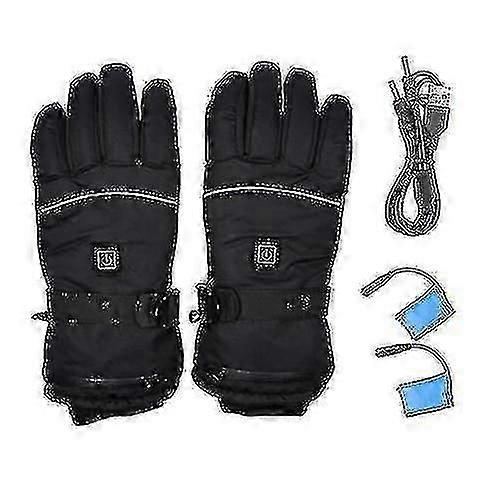 Rechargeable Heated Gloves Waterproof Gloves Insulated Mitts Auto Regulate Electric Warm Heated Glov
