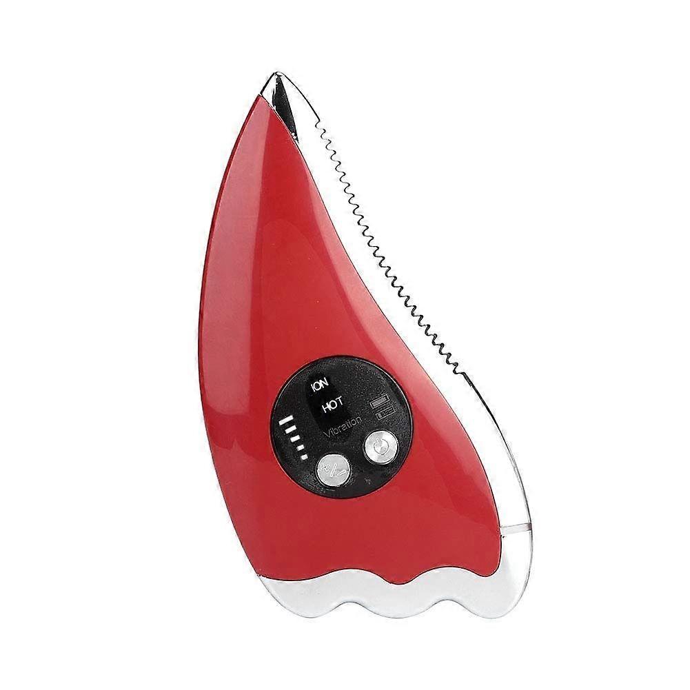 Facial Beauty Device, Anti-Wrinkle Massager for Face and Neck, Set of 3 Types of Skin Beauty Tools in One, 5 Level Setting, Microcurrent Beauty Device