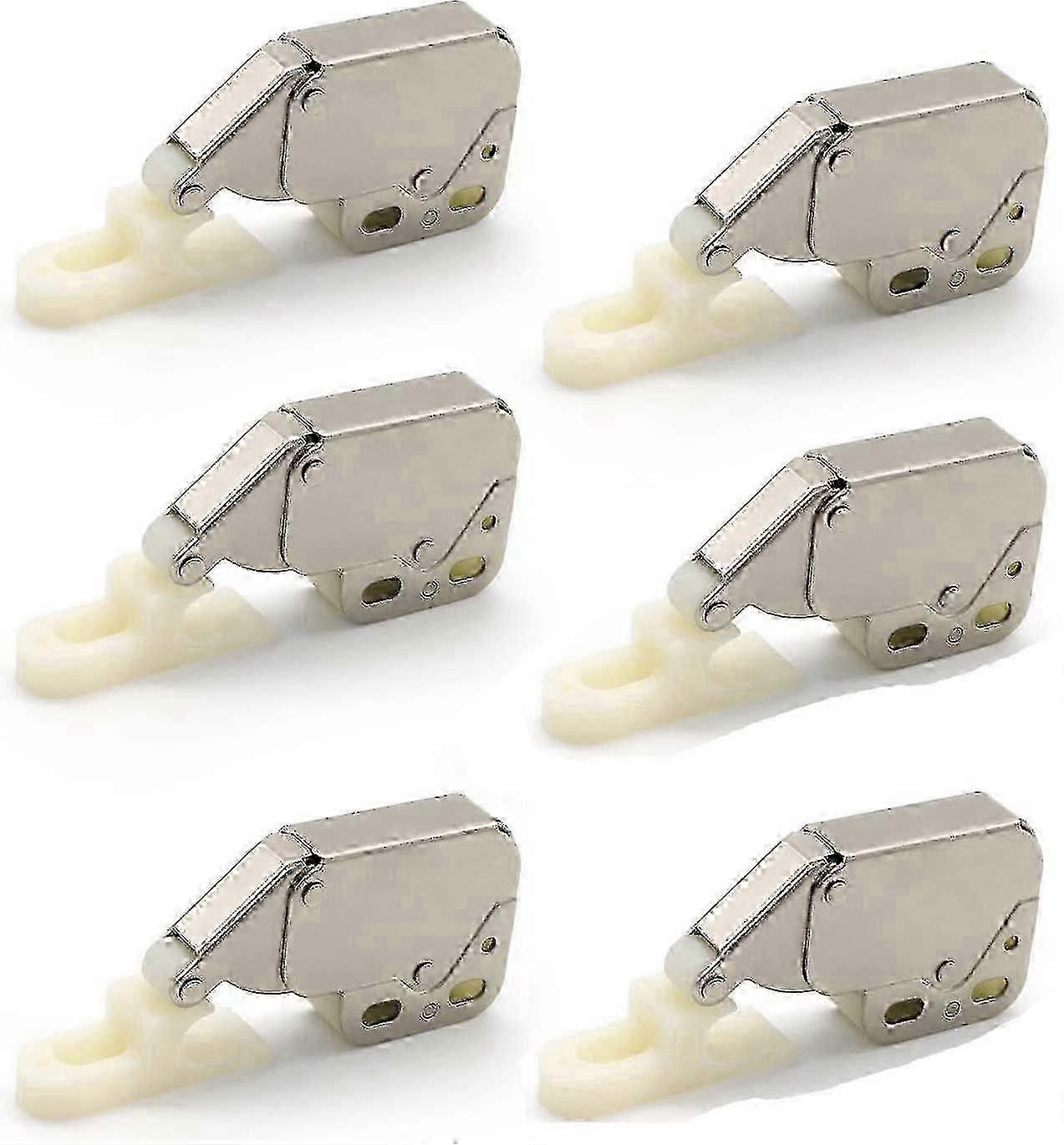 6pcs Automatic Spring Mini Latches for Kitchen Cabinets - 2024 Model