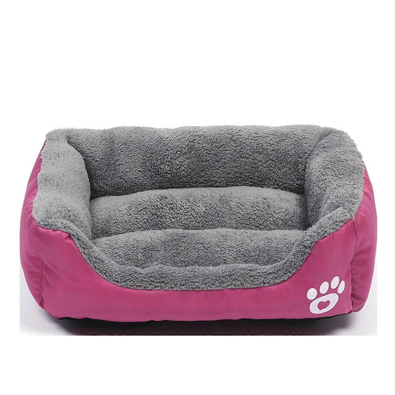 Dog Beds For Small Medium Large Dogs Size M Rectangle Washable Red Rose