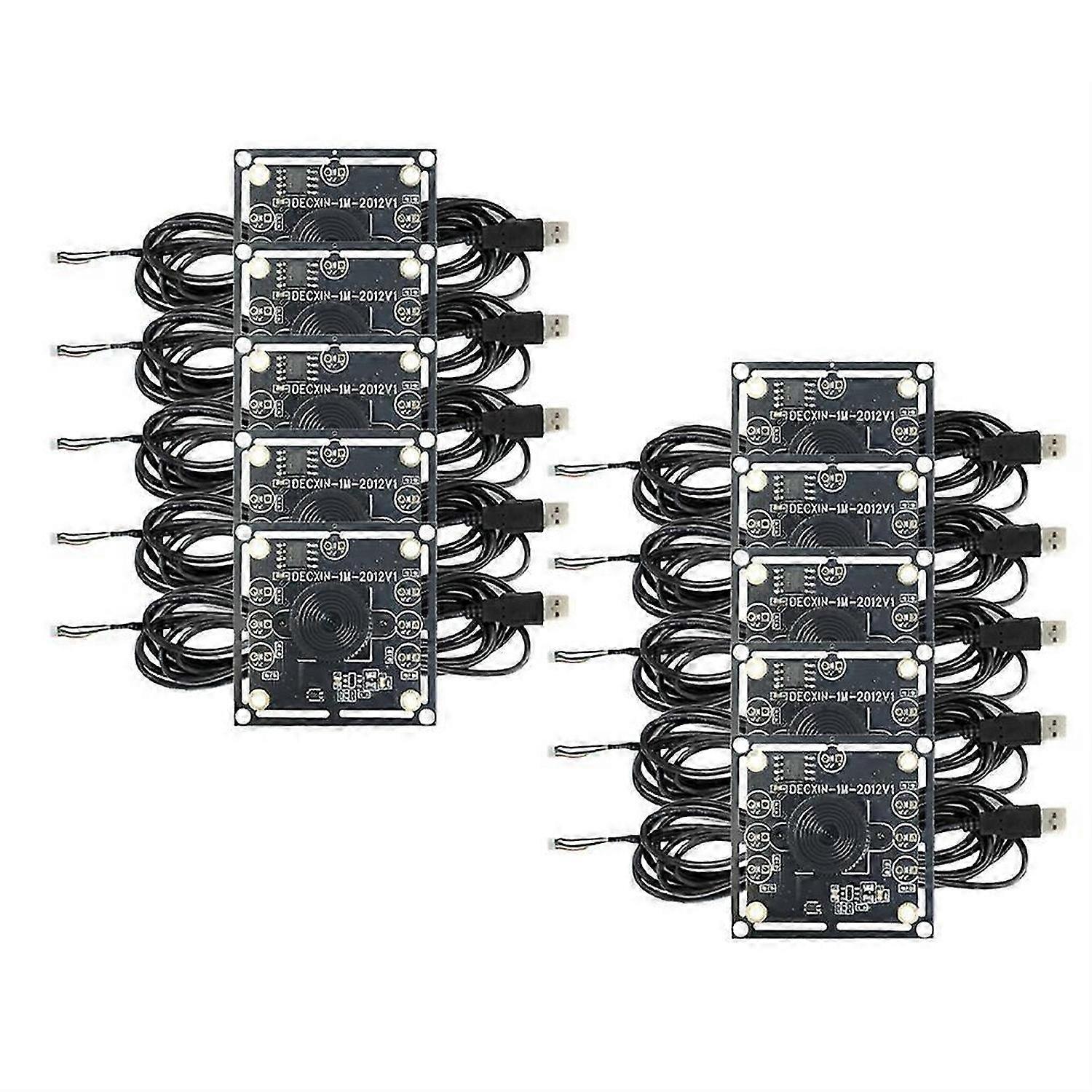 10Pcs 100 Degree Camera Module 1MP OV9732 1280x720 USB Free Driver Manual Focus,with 3 Meter Cable for WinXP/7/8/10