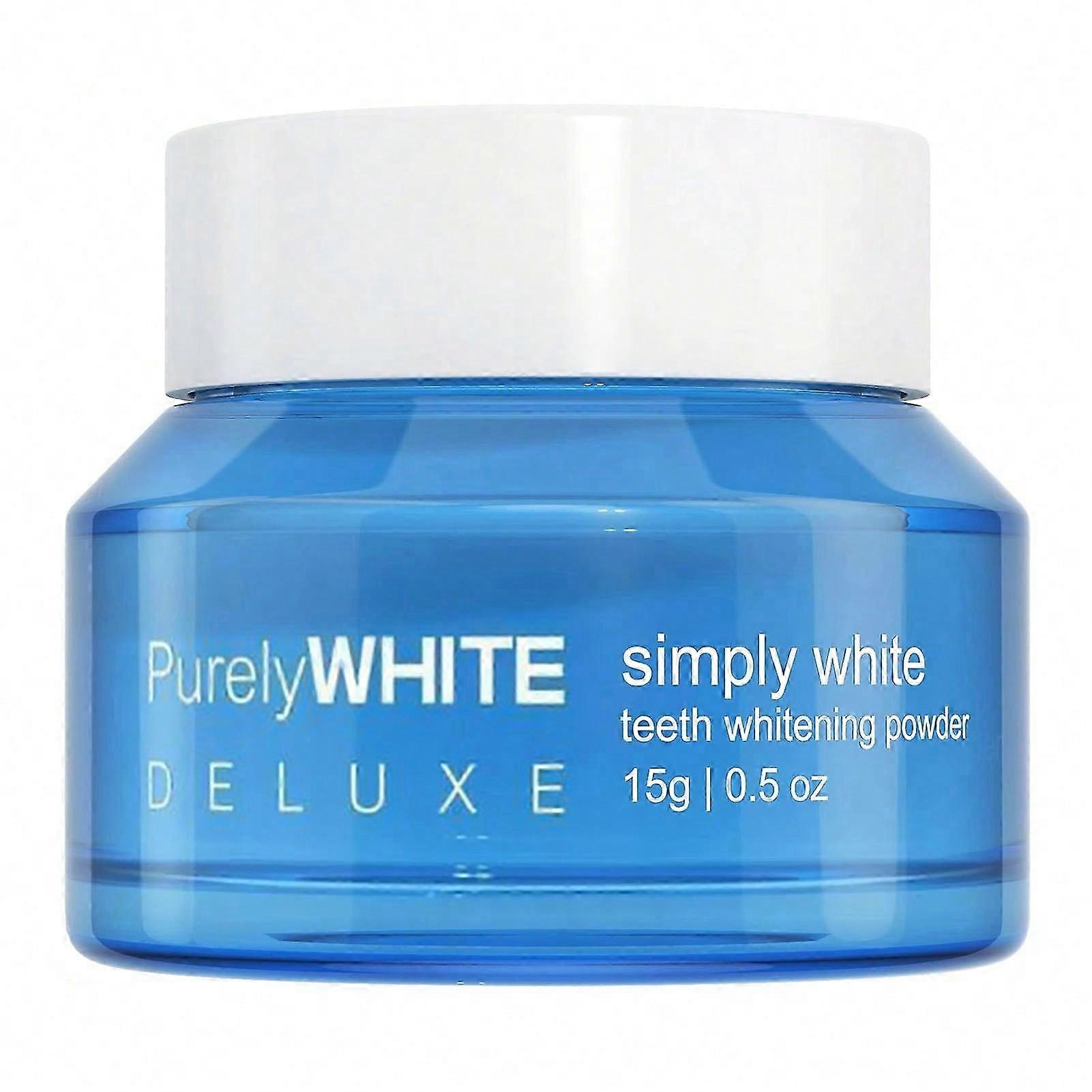 過酸化物フリーの歯のホワイトニングパウダー。敏感な歯にも優しい、男性にも女性にも使えるホワイトニングパウダー。