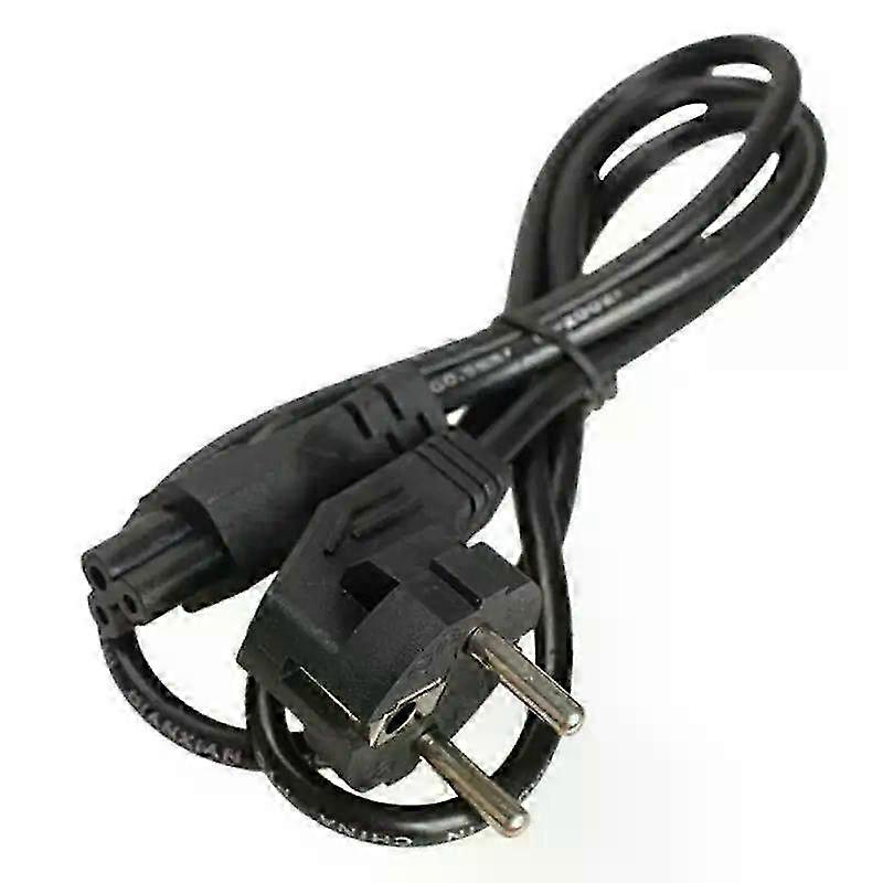 VDE Three Core European Standard Power Cord With Clover Connector For Computer And Laptop 2025