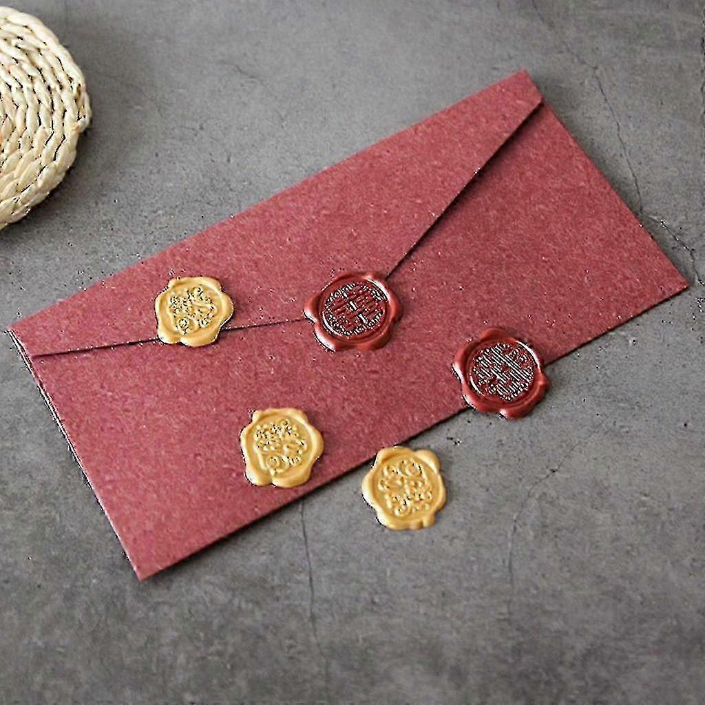 Antique-Style Wax Seal Stamp Kit with Wooden Handle for Formal Documents 2025