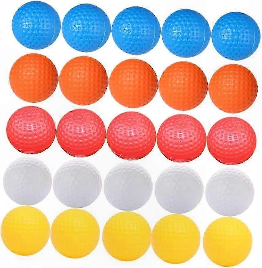 30-Pack Hollow Practice Balls for Golf Training Kid-Friendly Golf Equipment