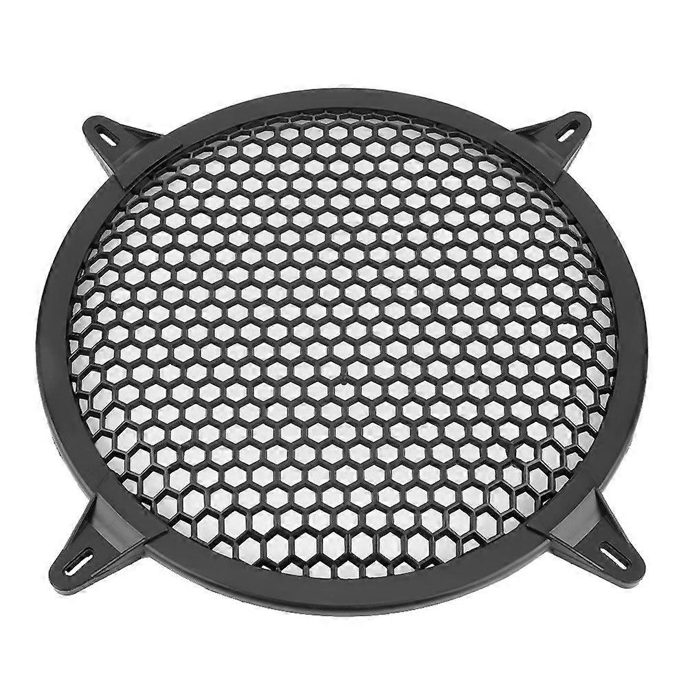 Car Audio Plastic Mesh Cover Woofer Speaker Modification Protect Guard 10inch