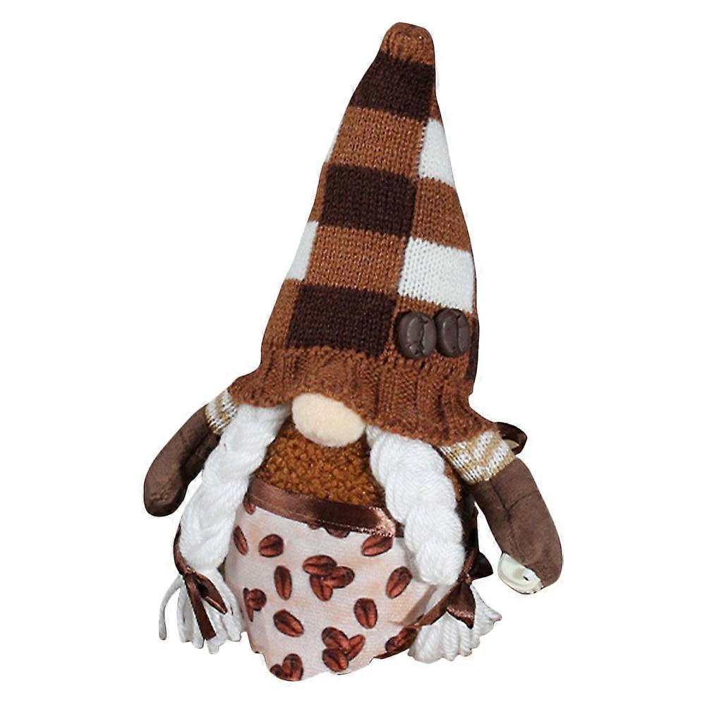 Gnome Doll for Decoration 2Pcs Faceless Decorative Dwarf Desktop Ornament