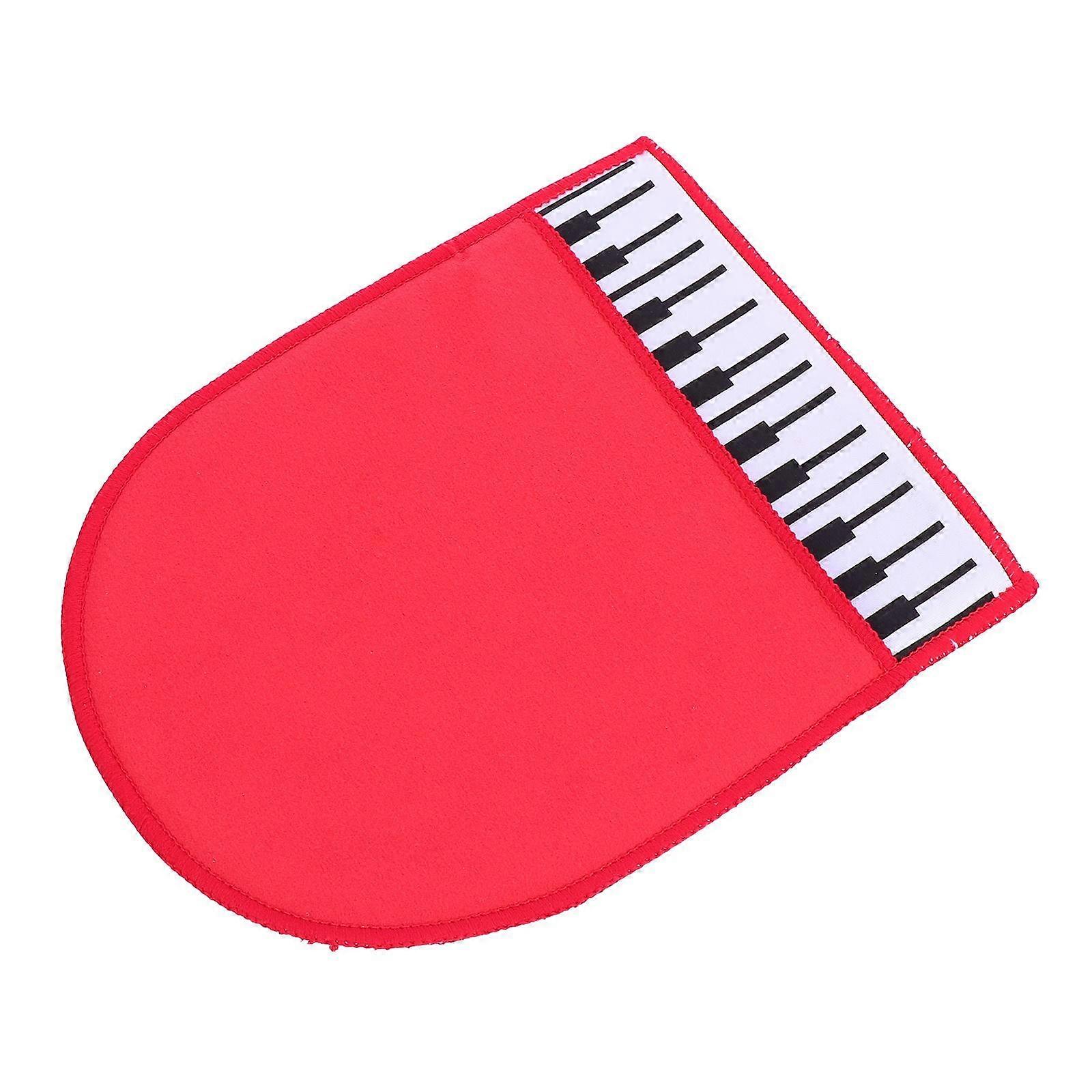 Microfiber Cleaning Cloth Glove for Piano Red Musical Instrument