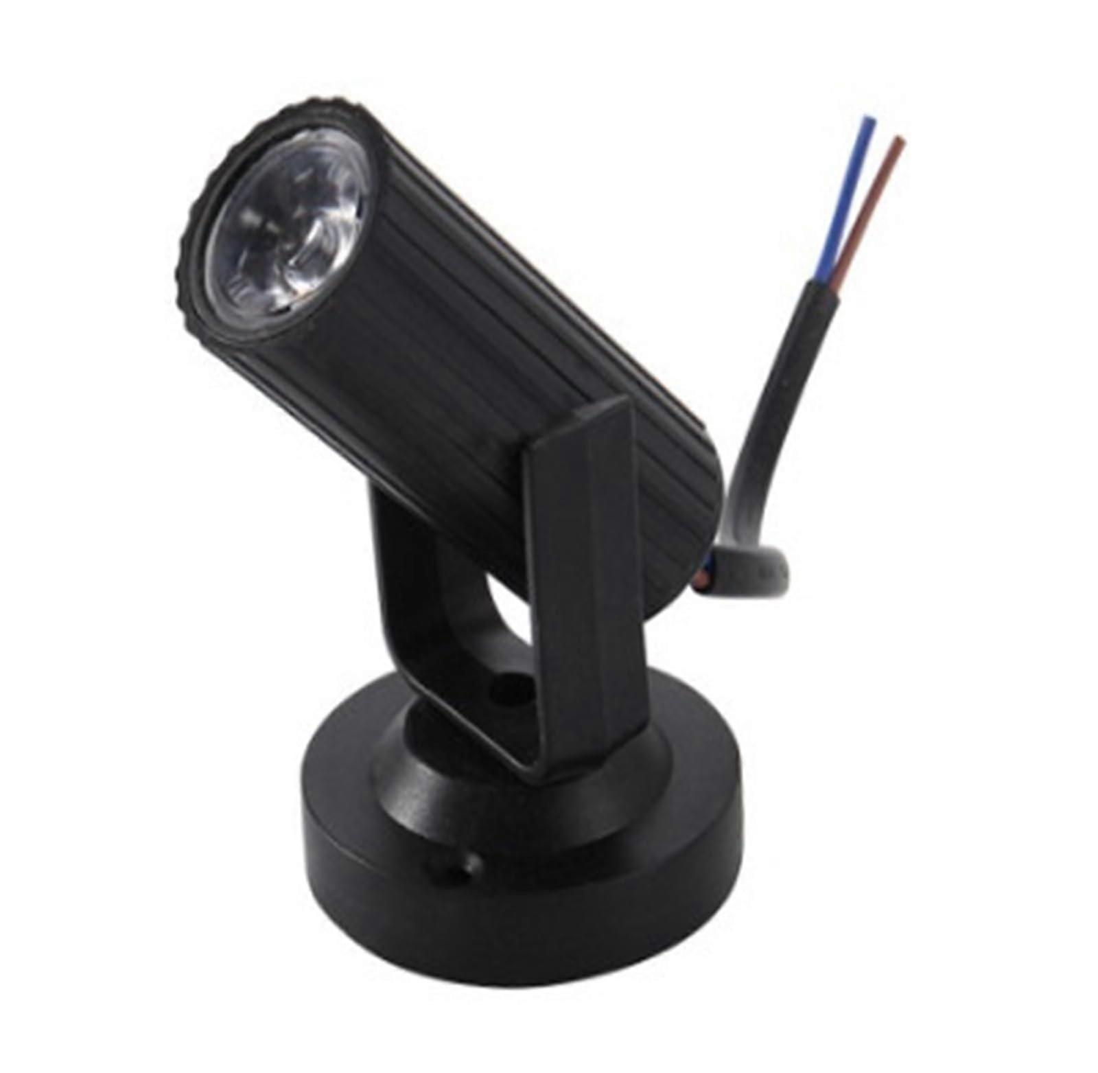 Led Solar Spotlights Black Mini LED Beam Light 1W RGB/Blue/Red/White, 85265VAC Energy Saving Stage Lighting